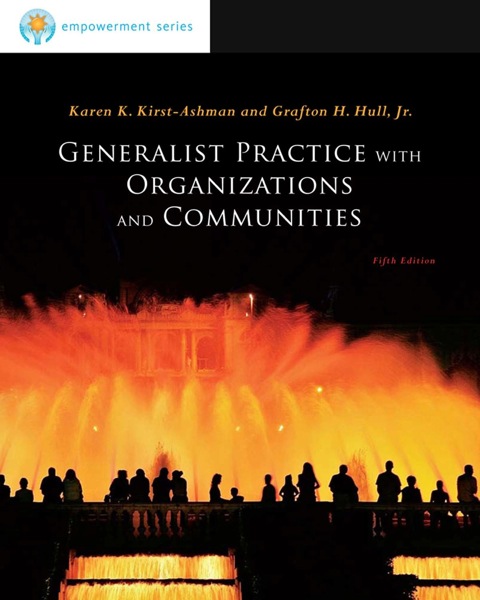 Book Brooks/Cole Empowerment Series: Generalist Practice with Organizations and Communities free