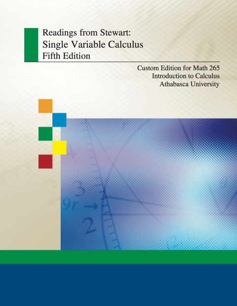 Book Single Variable Calculus for Athabasca free