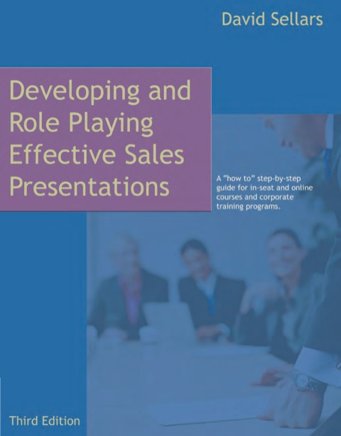 Book Custom (6 mths) Developing and Role Playing Effective Sales Presentations free