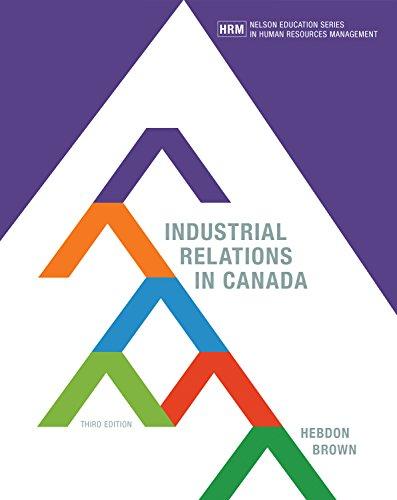 Book Industrial Relations in Canada free