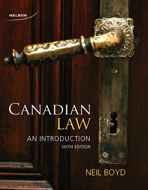 Book Canadian Law: An Introduction free