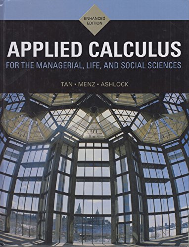 Book Applied Calculus for the Managerial, Life, and Social Sciences free