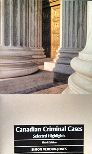 Book Canadian Criminal Cases: Selected Highlights (Third Edition) free