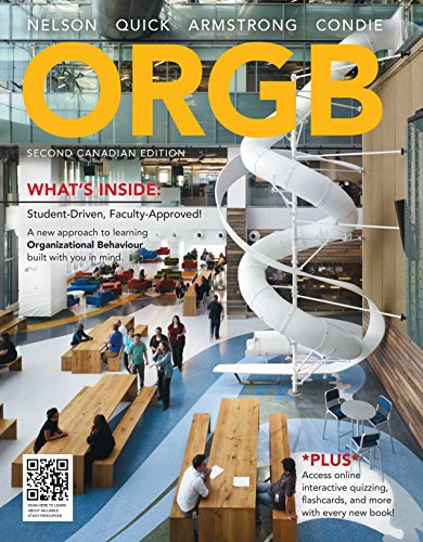 Book Package: ORGB, Second Canadian Edition + CourseMate Printed Access Card (12 Months), 2nd Edition free
