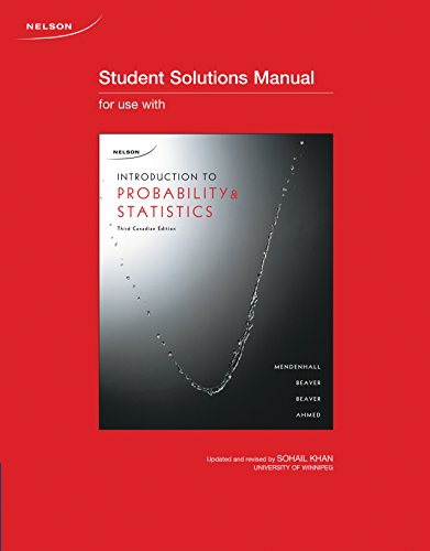Book Student Solutions Manual for Introduction to Probability and Statistics, 3ce free