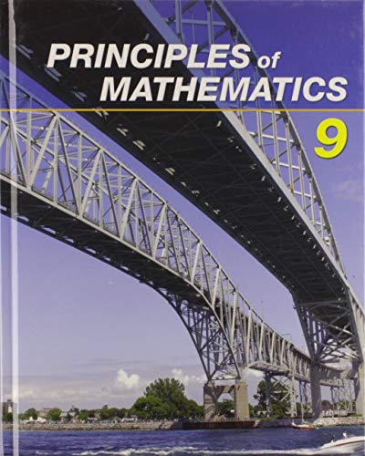 Book Principles of Mathematics 9 Student Text + Online PDF Files free