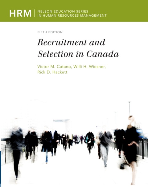 Book Recruitment and Selection in Canada free