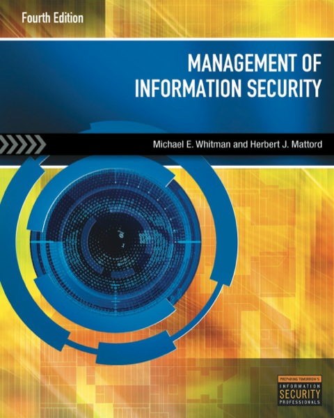 Book Management of Information Security free