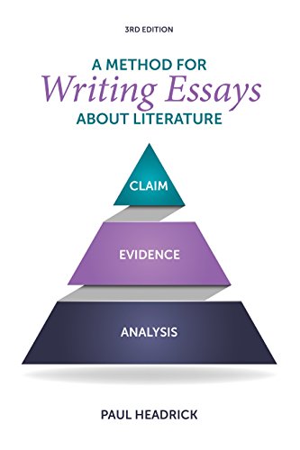 Book A Method for Writing Essays about Literature free