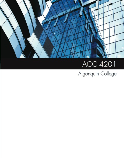 Book ACC4201 Managerial Accounting free