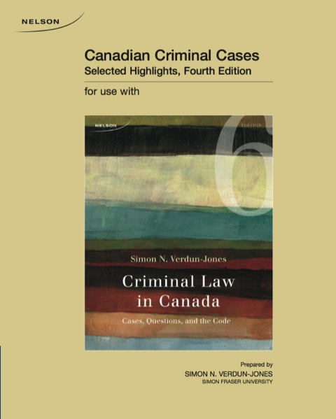 Book Canadian Criminal Cases free