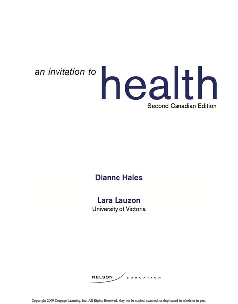 Book An Invitation To Health: Brief Edition free