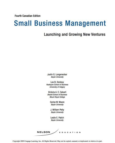 Book Small Business Management free