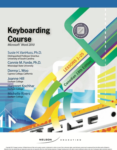 Book College Keyboarding: Lessons 1-25 free
