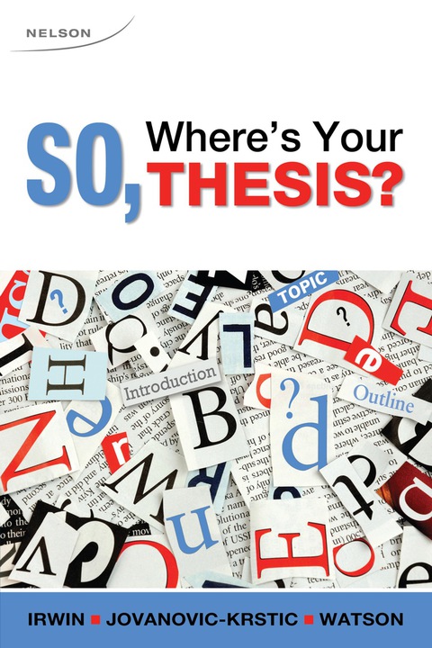 Book So Where’s Your Thesis? free
