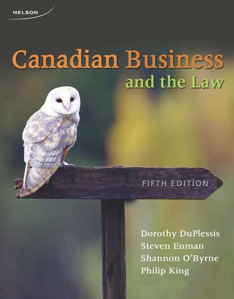 Book Canadian Business & The Law free