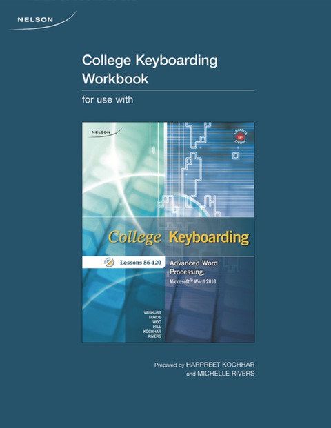 Book College Keyboarding Workbook, Lessons 56-120 free
