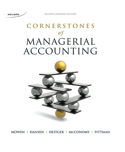 Book Cornerstones of Managerial Accounting free
