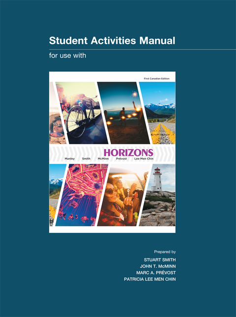 Book Student Activities Manual to accompany Horizons, First Canadian Edition free