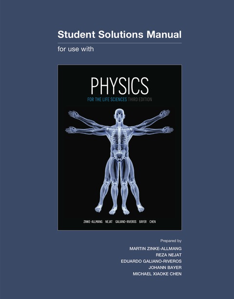 Book Student Solutions Manual for Physics for the Life Sciences free