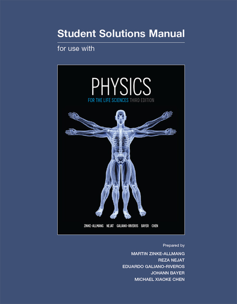 Book Student Solutions Manual for Physics for the Life Sciences free