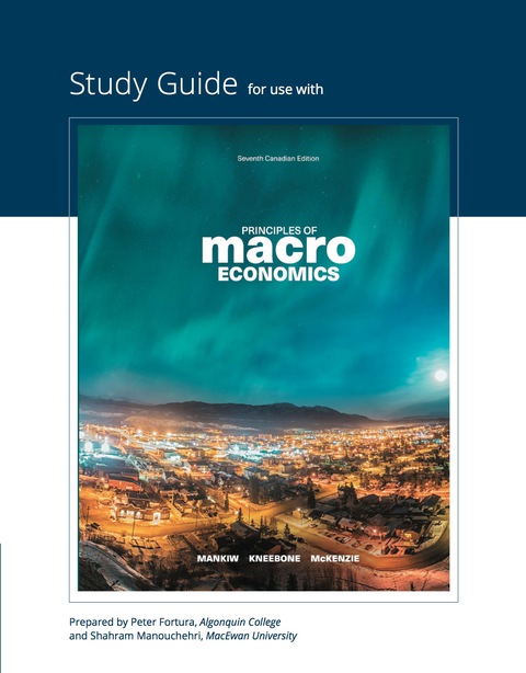 Book Study Guide for Mankiw's Principles of Macroeconomics free
