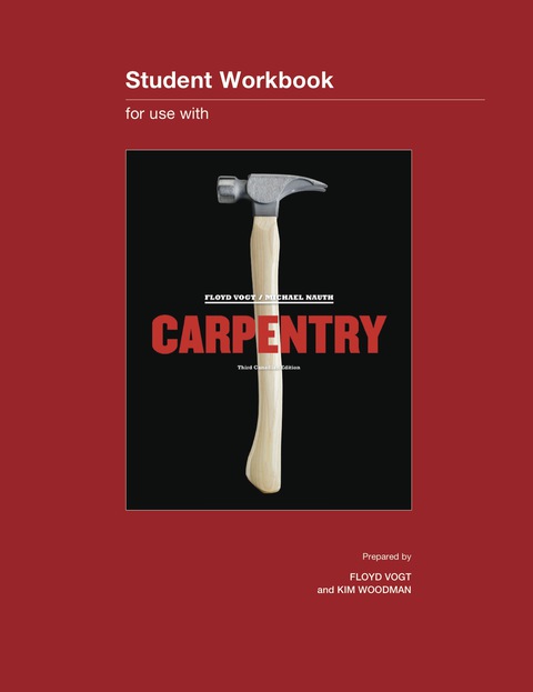 Book Student Workbook for Carpentry (Nelson) free