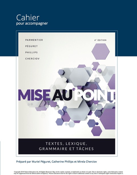 Book Cahier d’exercice pour Mise au Point free