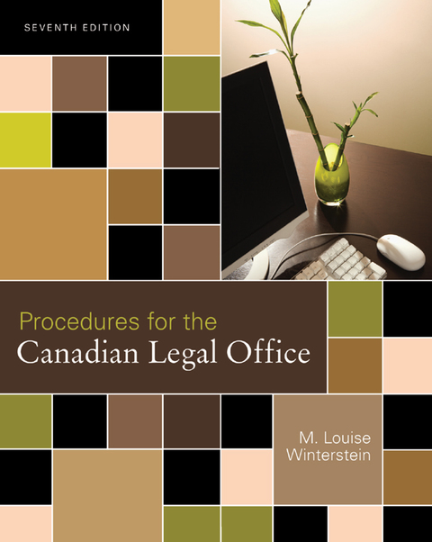 Book Procedures for the Canadian Legal Office free