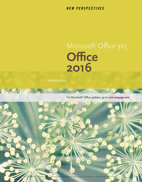 Book New Perspectives Microsoft® Office 365 & Office 2016: Introductory free