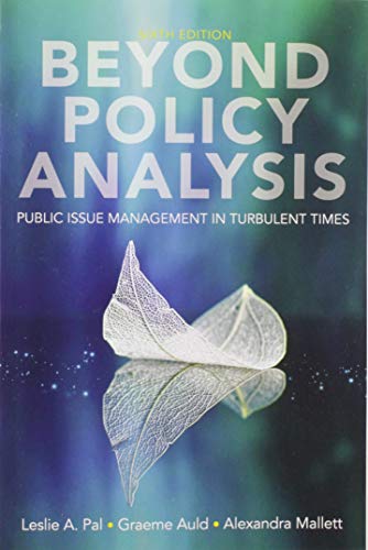 Book Beyond Policy Analysis: Public Issue Management in Turbulent Times free
