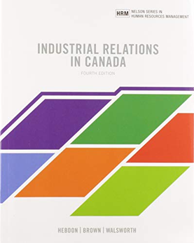Book Industrial Relations in Canada free