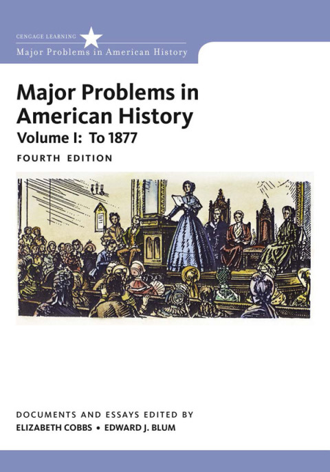 Book 3N3-EBK: MAJOR PROBLEMS IN AMERICAN HISTORY, VOLUME 1 free