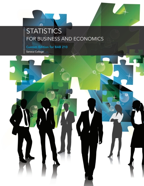 Book Custom eBook: Statistics for Business and Economics, BAB 210, Seneca College free