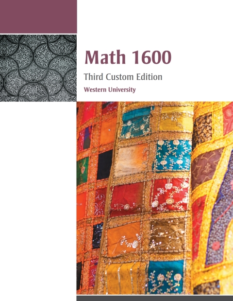 Book Custom eBook: MATH 1600 free