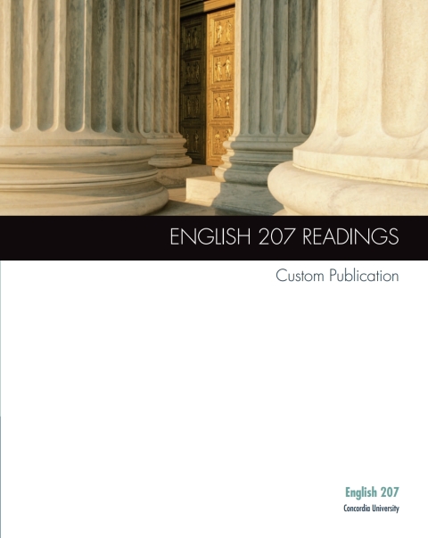 Book Custom eBook: English 207 Readings, Concordia University free