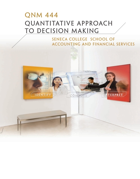 Book Custom eBook: Quantitative Approach to Decision Making free