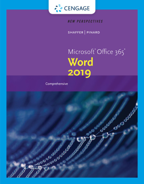 Book 3N3-EBK: NP MS OFFICE 365/WORD 2019 COMPREHENSIVE free