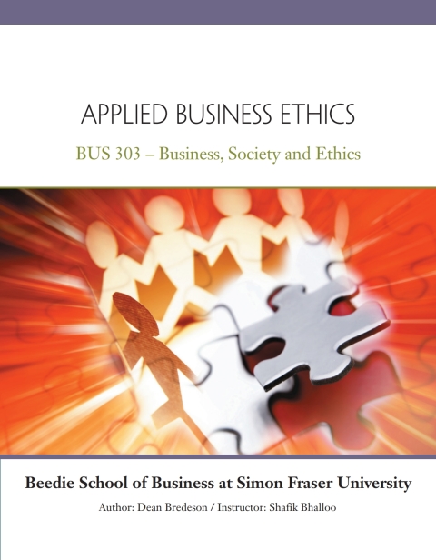 Book Custom eBook: Applied Business Ethics, BUS 303 free