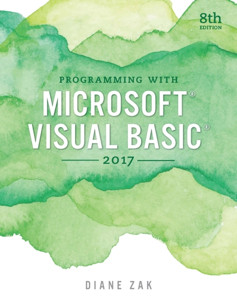Book 3I-EBK: PROGRAMMING W/MICROSOFT VISUAL BASIC 2017 free