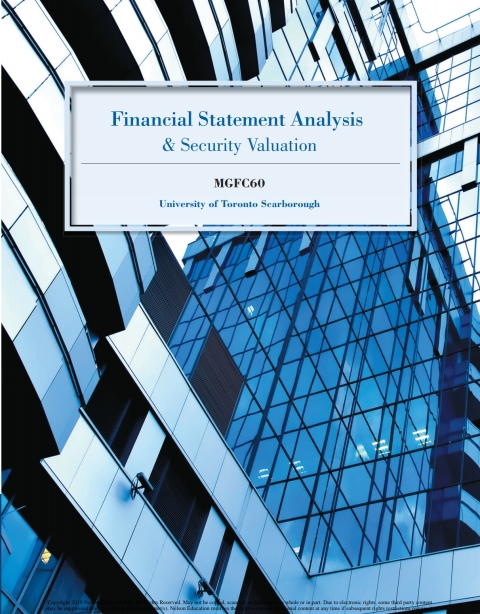 Book Custom eBook: Financial Statement Analysis & Security Valuation free