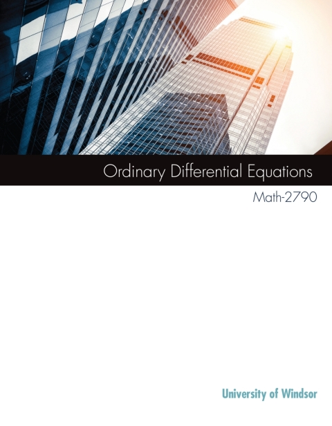 Book Custom eBook: Ordinary Differential Equations free