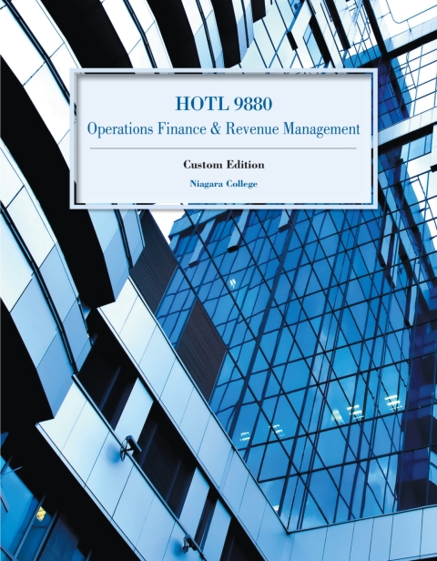 Book Custom eBook: HOTL 9880 Operations Finance & Revenue Management, Niagara College free