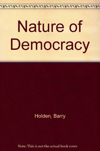 Book The nature of democracy (Nelson's political science library) free