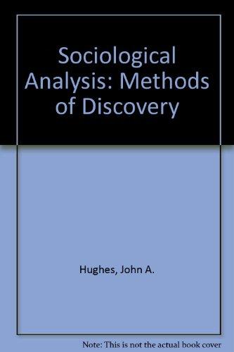 Book Sociological analysis: Methods of discovery free