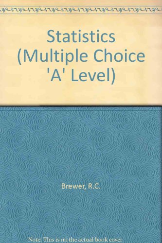Book Statistics (Multiple Choice 'A' Level) free