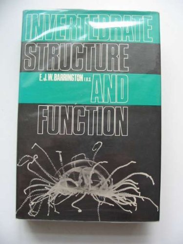 Book INVERTEBRATE STRUCTURE AND FUNCTION free