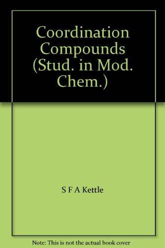 Book Coordination compounds (Studies in modern chemistry) free