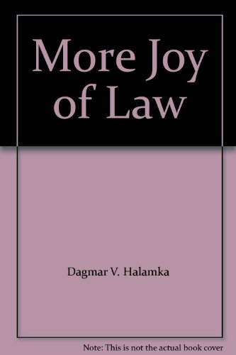 Book More Joy Of Law free