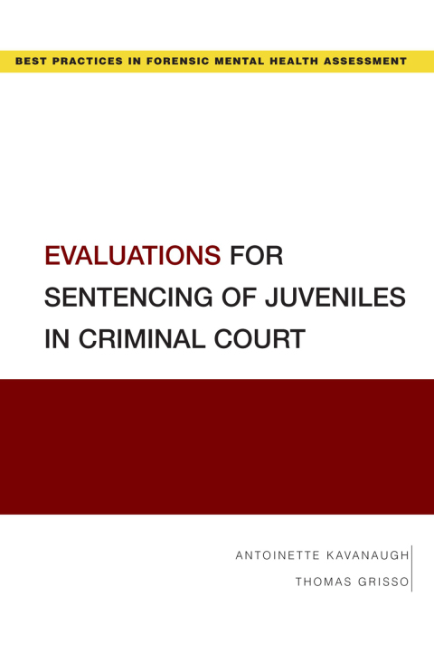 Book Evaluations for Sentencing of Juveniles in Criminal Court free